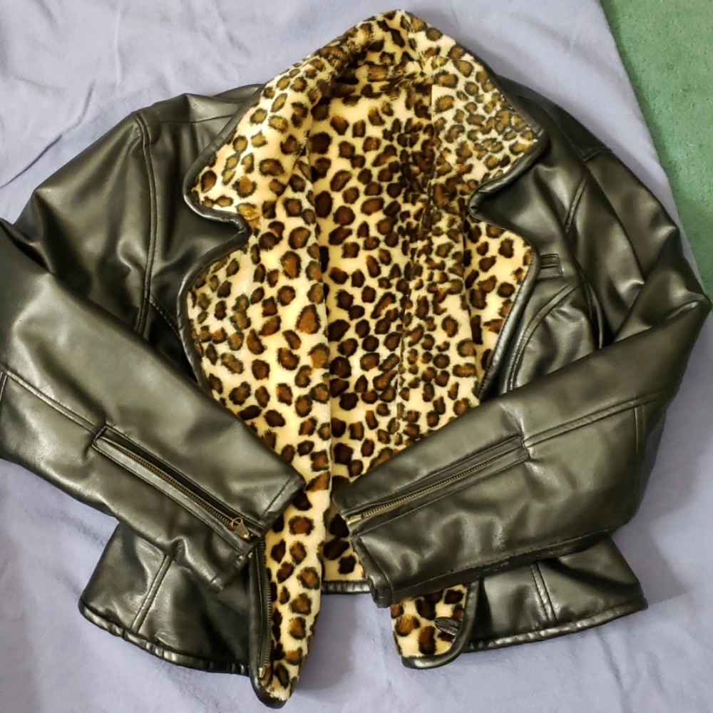 Vintage Reversible Moto Jacket